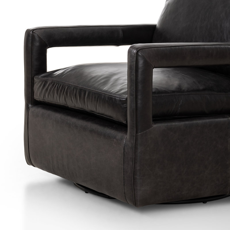 Olson Swivel Armchair, Sonoma Black