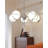 Retro Electroplated Iron Art Spherical Ceiling Lamp