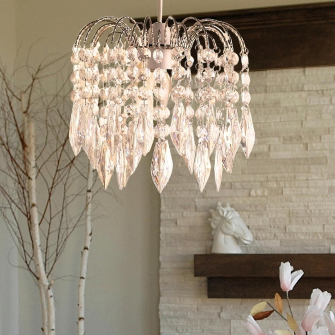 Alexander 1 - Light Silver Crystal Pendant