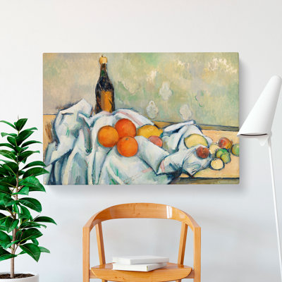 Still Life with Fruit Vol.2 by Paul Cezanne - Wrapped Canvas