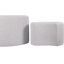 Table gigogne en tissu teint beige - Tables d'appoint rembourrées