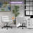Criss Cross Legged Chair Ergonomic Home Office Desks Chair Armless Swivel Wide Comfy Chair With Casters-1558922378-1558922376