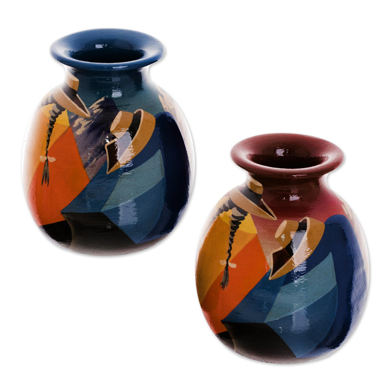 Vases en céramique Get-Together Cuzco (la paire)