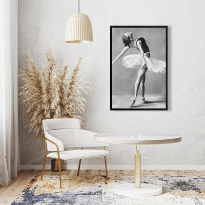 Classic ballet dancer - Framed canvas for sports decor