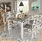  5-Piece Dining Table Set For 4 With Storage Rack, Farmhouse Wood Kitchen Table & Chairs Set With Metal Frame, Dining Room Table With 4 Curved Chairs For Breakfast Nook, Apartment-1034304590