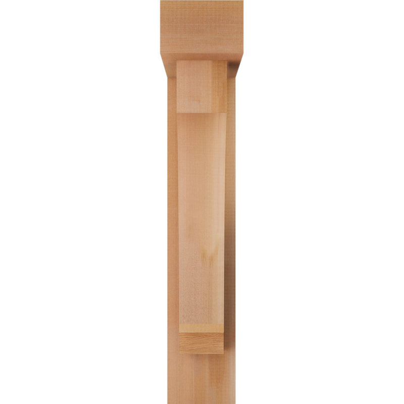 Support de bloc impérial avec entretoise décalée, 30 x 22, Cèdre rouge occidental de l 5 1/2 po (lisse)