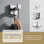 Crochet mural pour peignoir en acier inoxydable-44641902