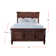 Farmington 5 Piece Wooden Eastern Bedroom Set In Weathered Burnished Brown