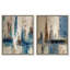 «Layers of Time Duo», ensemble de reproductions d'art encadrées par Art Remedy, cadre doré, 30 x 36-286465353-286465354