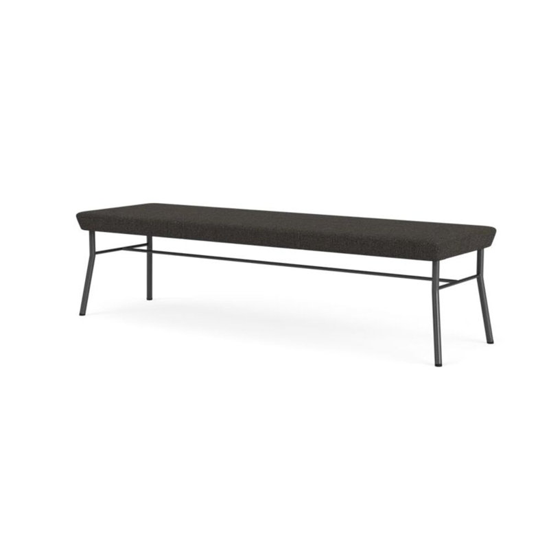Lesro Banc en métal Mystic, Bleu fumé Archetype, Gris anthracite