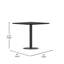 Plateau de table stratifié carré Jack avec base à hauteur de table-1984142538-1984142529