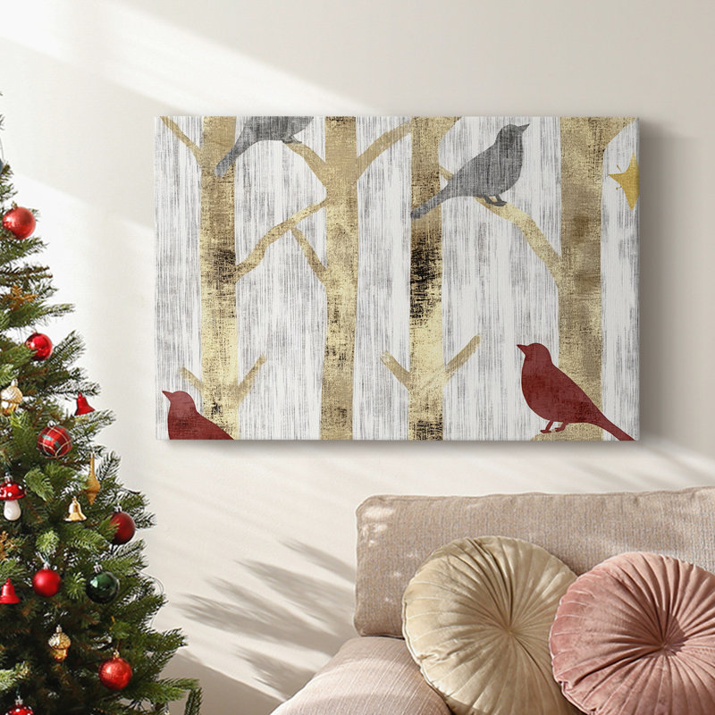 Christmas Holiday Arts - Toile tendue avec châssis, H 8 po x l 12 po