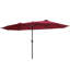 Parasol de marché rectangulaire 15 pi x 9 pi Tasia-499612973