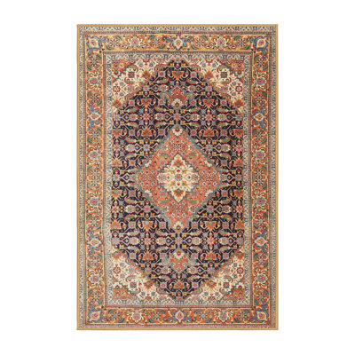 Tapis traditionnel mehroon/noir/crème
