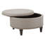 Repose-pieds rond avec rangement 32 po Emiljan-28658675