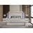 Modern 2-Drawer Nightstand with Soft LED Lighting