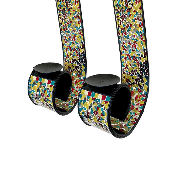 23'' H Wall Wall Sconce, Retro Rainbow