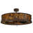 Rustic Lodge 8 - Light Steel Dimmable Drum Chandelier-72920979