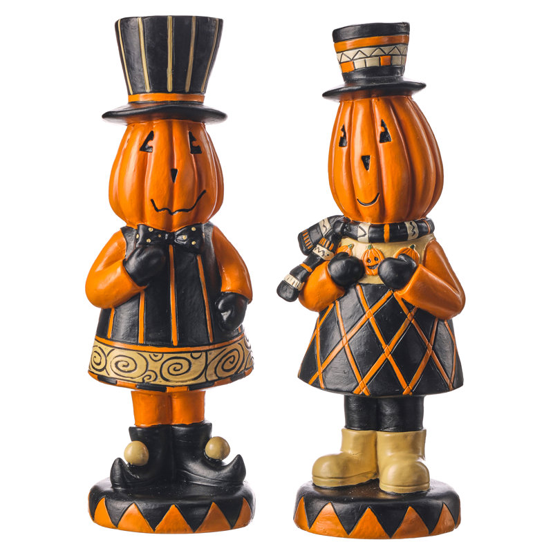 9" Resin Pumkin Men 