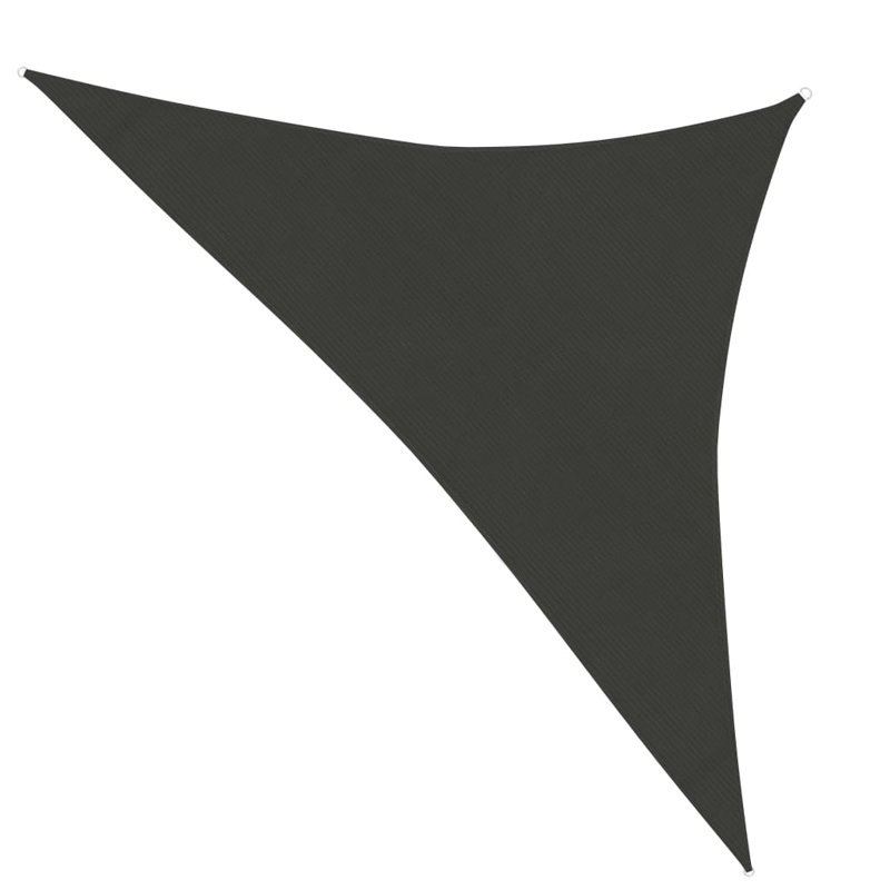 Austrinus 3.5m x 4.9m Triangular Shade Sail, Anthracite