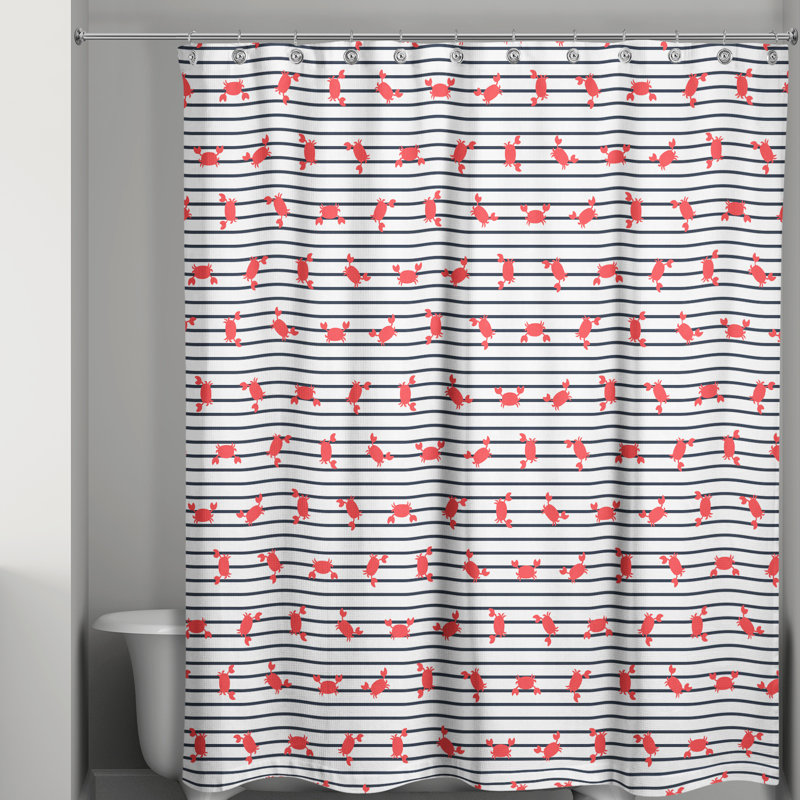 Allyson Striped Shower Curtain