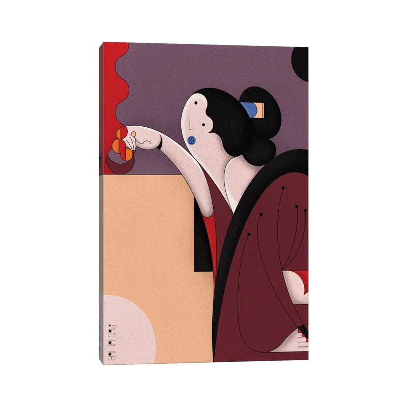 Girl Lighting Candle 1 Piece Wrapped Canvas Wall Art, 30.48 cm H x 45.72 cm W