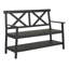 Banc de jardin en bois Elodie-24110389