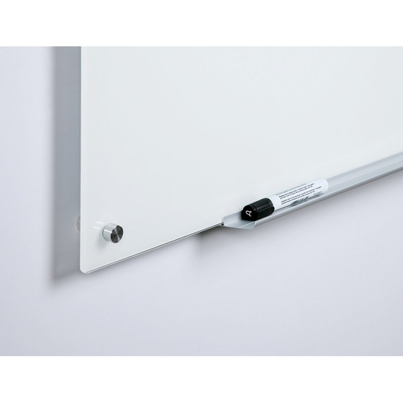 Ultra White Magnetic Tempered Glass Dry-Erase Board, 24" x 36"