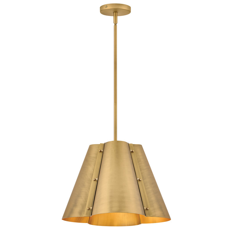 Hinkley Bowman Medium Pendant, 1, Heritage Brass, 16" W