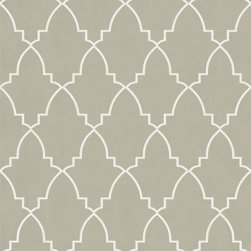 Papier peint adhésif Medina, Taupe