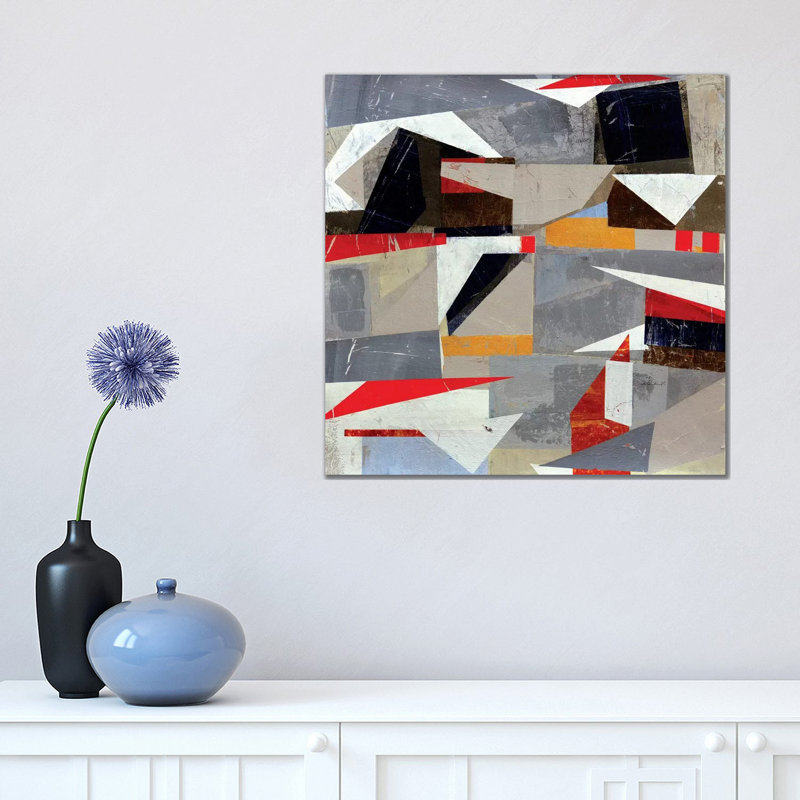 Marina - Painting on Canvas, Wrapped Canvas, 45.72 cm H x 45.72 cm W x 1.91 cm D