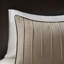 Ensemble d'édredon californien rayé 7 pièces Dune Beige-107294490-109778185
