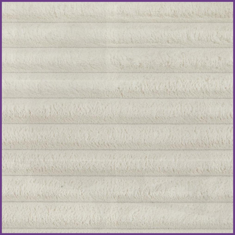 Canapé modulaire 106 po en velours côtelé beige moelleux 106 po - Aucun assemblage requis Canapé en L pour salon, Beige
