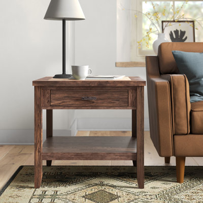 East Pleasant View End Table with Storage