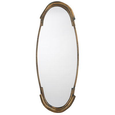 Margaux Oval Metal Mirror