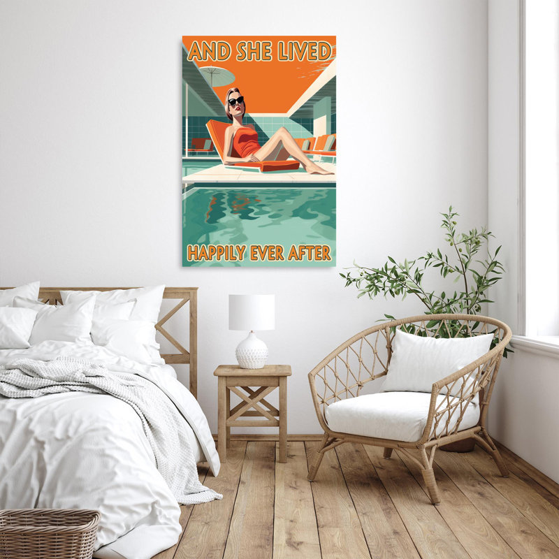 «Pool And She Lived Happily Ever After», H 36 po x l 24 po x P 1,25 po