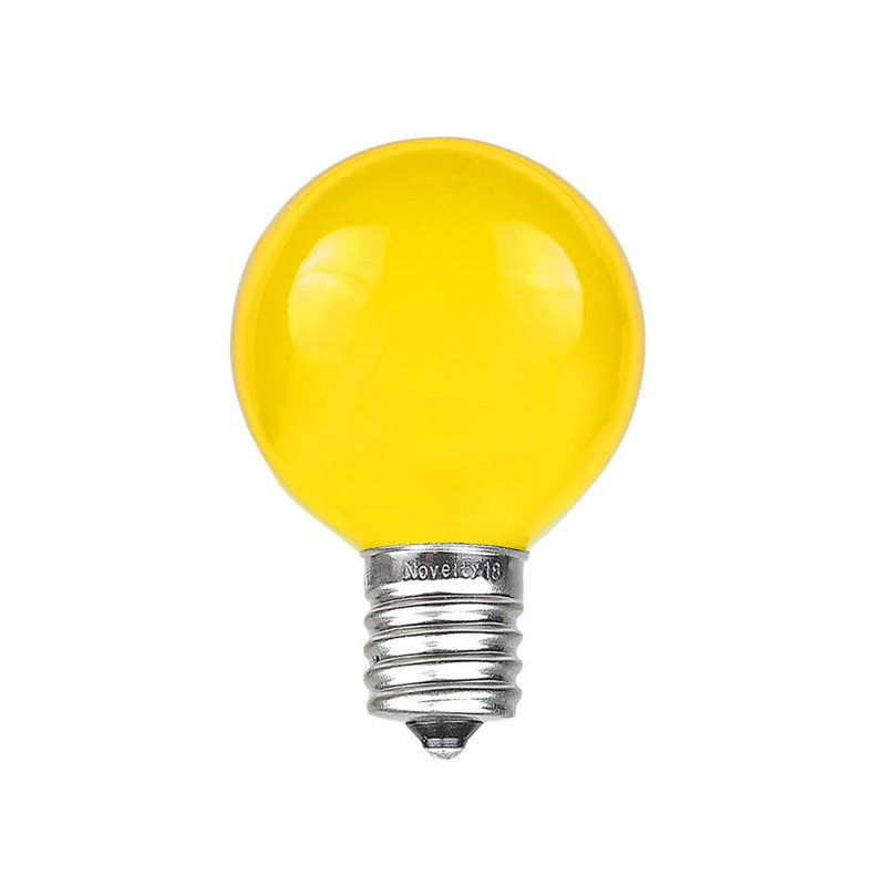 Globe Light Bulbs, Yellow