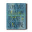 Sunshine - reproduction d'art textuel sur toile tendue-42314296