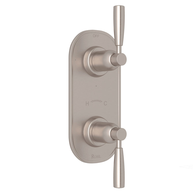 Holborn™ 1/2" Thermostatic Trim With Diverter, Satin Nickel