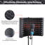 Yescom 20 "x14" Microphone Studio Isolation Shield Panneau de mousse acoustique épais de 2,4 po