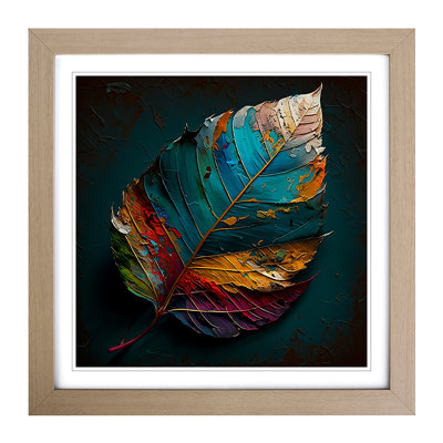 Leaf Painting - Framed Print