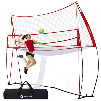14 11ft Volleyball Training Equipment Net For Indoor Outdoor Use Volleyball Practise Net