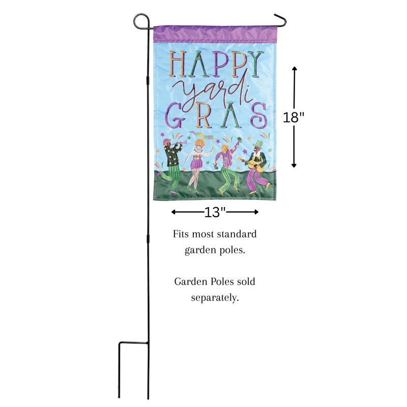 Drapeau Happy Yardi Gras