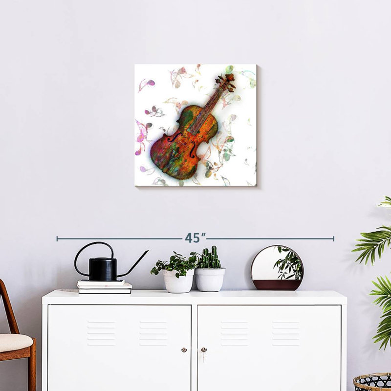Violin Lessons, 20" H x 20" W