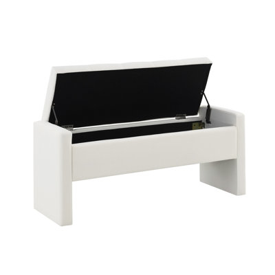 Banc de lit moderne avec rangement