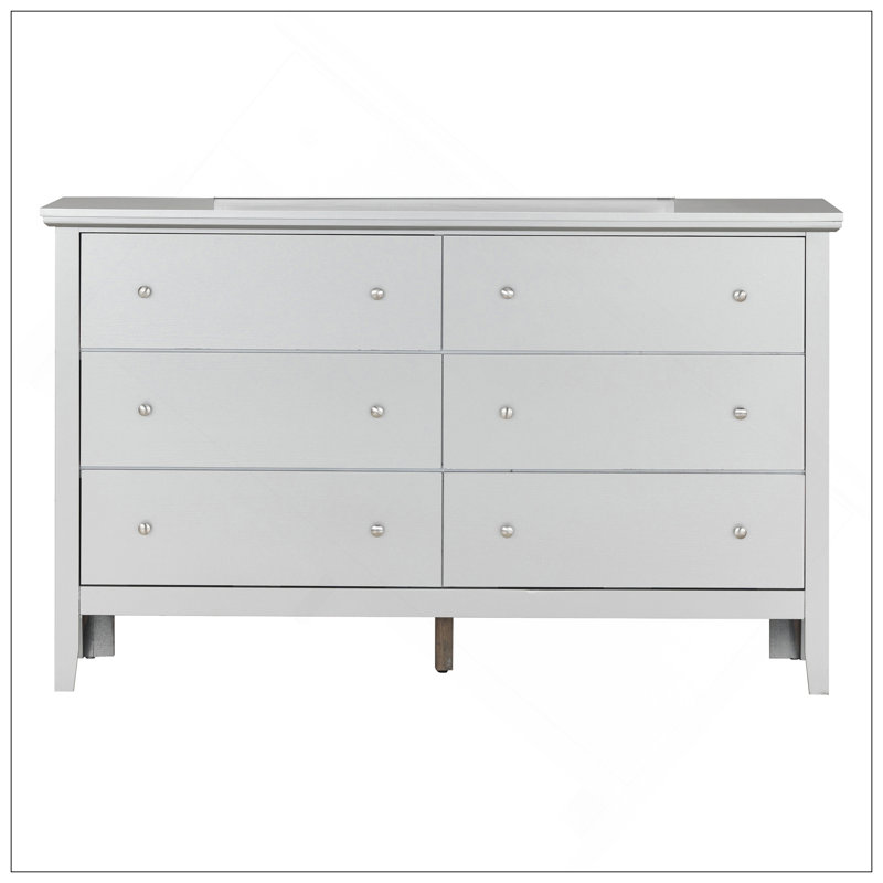 Commode Primo, champagne argenté, Champagne