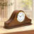 Wood Mantel Clock With Hidden Storage