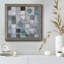 Papillon sur bleu - Reproduction d'art sur toile encadrée-1122899622-1122880714