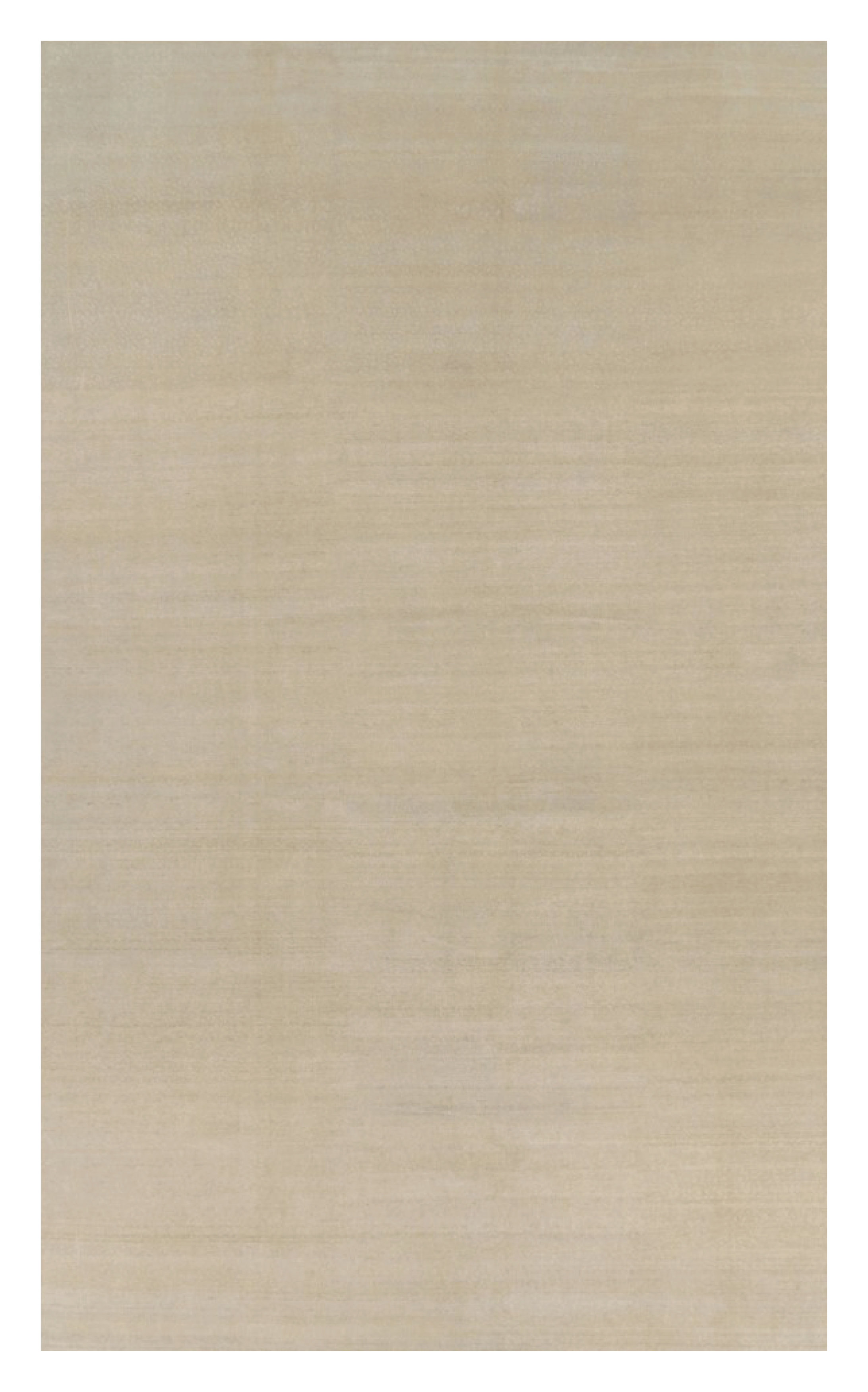 Rug & Kilim’S Oversized Contemporary Textural Solid Rug In Beige Tones ...