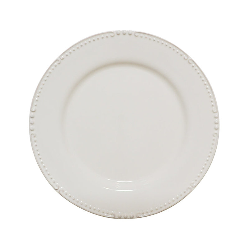 Isabella Charger Plate , Ivory